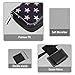 MoKo Holder Case for Apple Pencil/Apple Pencil 2 2018 Release, Premium PU Leather Case Carrying Bag Sleeve Pouch Cover for Apple iPad Pro Pencil/Pen (with Built-in Pocket and Holder), US Flag