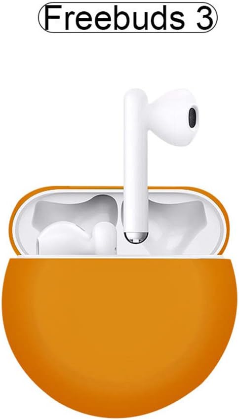 TaiRi Bluetooth Headset Silicone Case, Waterproof Dustproof Bluetooth Silicone Protective Case, Without Hook Shockproof For Huawei Freebuds 3