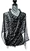 ShineGlitz Shawls and Wraps for Evening Dresses, Metallic Glitter Shawls for Women, Sparkling Wedding Black Silver Shawl Gift