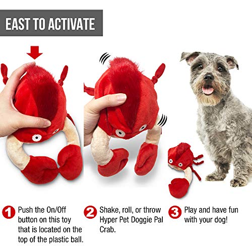 Hyper Pet Doggie Tail Interactive Plush Dog Toys (Wiggles