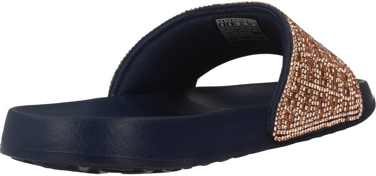 skechers 2nd take summer chic rhinestone slide sandal