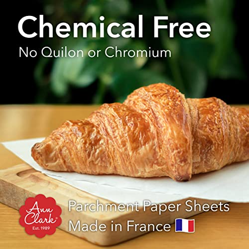 Ann Clark Parchment Paper Sheets for Baking, Made in France, Natural