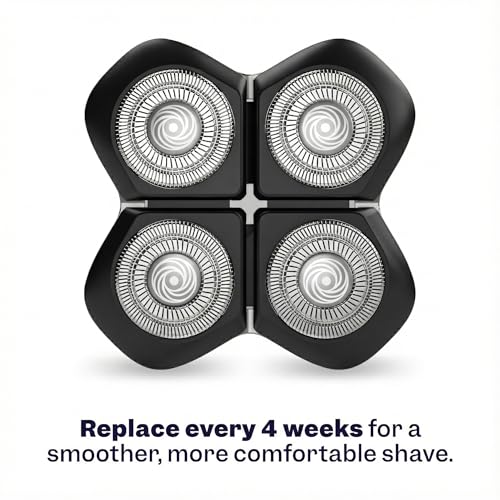 Freebird Electric Head & Body Hair Shaver - Mens Cordless Waterproof Razor with Rotary Blades (FlexSeries Pro, Shaver Kit)