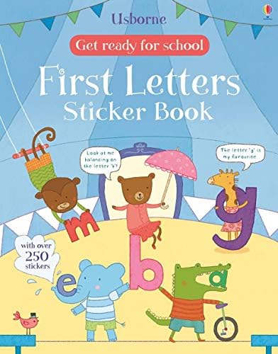 Get Ready for School First Letters Sticker Book (Get Ready for School Sticker Books): 1