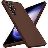 X-level for Samsung Galaxy S25 Ultra Case Slim Fit Ultra-Thin Super Soft TPU [Guardian Series] S25 Ultra Phone Back Cover Light Protective Matte Finish Coating Shockproof Case for Women Men -Brown