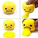 Crystallove 6pcs Novelty Gag Toys Spitting Yolk Egg Prank Squeeze Stress Relief Toys for Practical Jokes
