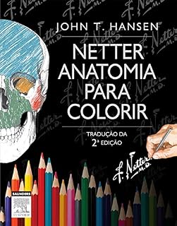 Livro Netter Anatomia para Colorir