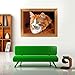 DIY 5D Diamond Painting by Number Kit, Brown Cat Crystal Rhinestone Embroidery Cross Stitch Arts Craft Supply Canvas Wall Decor