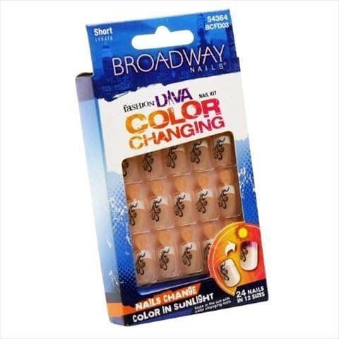 Kiss Product 54364 Broadway Fashion Diva Color Changing Nail Kit Short Length by KISS PRODUCT INC.