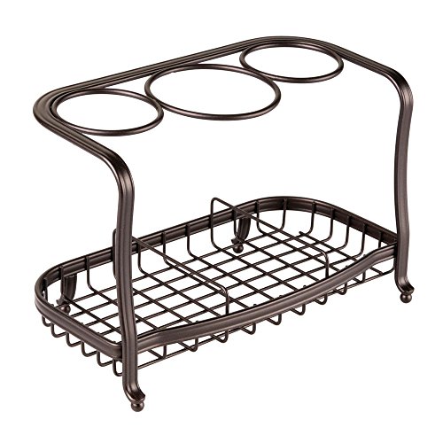 InterDesign York Lyra Countertop Caddy Storage for Hair