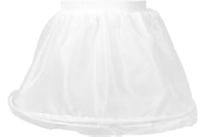CALLARON Girls Petticoat Underskirt Lightweight Crinoline Skirt for Dresses 18.11X8.66X7.87In Comfortable Puff Underskirt for