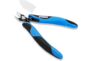 O'SHINE O’Shine Double-Edged Sprue Cutter for Beginner, Sharp Model Nippers for Plastic Models, Gunpla Gundam Hobby Model Kit Nippers Clippers, A Plastic Sheath Included