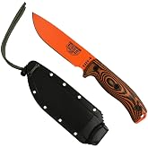ESEE-6 1095 Carbon Steel, Black Sheath (Orange Blade, Orange/Black G10 3D Handle)
