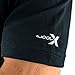 Woolx Mens Outback Short Sleeve Breathable, Moisture Wicking Merino Wool T-Shirt, Black, X-Large