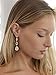 Mariell Gold Wedding Earrings, Cubic Zirconia Dangle Earrings for Bride, Bridesmaids, Gold Bridal Earring