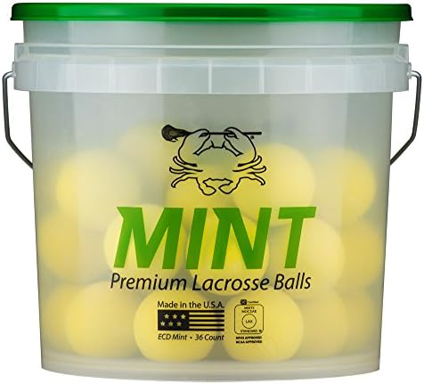 36 Yellow East Coast Dyes ECD MINT NOCSAE Lacrosse Game Ball