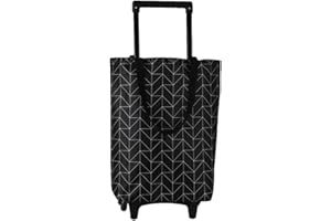 IMUSINICE Foldable Waterproof Grocery Shopping Cart with Wheels, Sturdy Handle and Large Capacity Trolley Bag