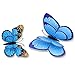 DaGou Mixed of 12PCS 3D Pink Butterfly Wall Stickers Decor Art Decorations¡­ (Blue)