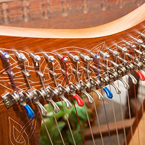 image for Roosebeck 19-String Pixie Harp w/Chelby Levers + Learn to Play Book + 