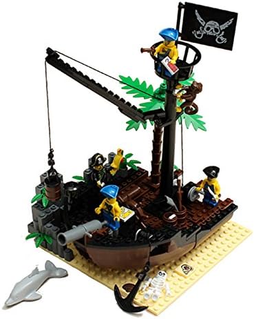 Creative Play All-in-One-Box-of-Fun Preschool, Pre-Kindergarten Pirate Series Building Block Toys