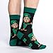Good Luck Sock Men's St. Patrick's Day Leprechaun Socks, Adult, Shoe Size 7-12