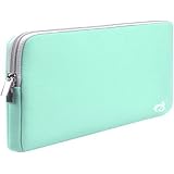 Masino&reg; Neoprene Apple Keyboard Sleeve Case Bag with Zipper for Apple Bluetooth Wireless Keyboard MC184LL/B and Anker Bluetooth Keyboard A7726111 Plus BATTOP Bluetooth Keyboard (Turquoise Blue Sleeve)