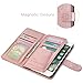 iPhone 7 Plus Case, iPhone 8 Plus Wallet Case, UrbanDrama Glitter Shiny Faux Leather Magnetic Closure Credit Card Slot Cash Holder Protective Case for iPhone 7 Plus/iPhone 8 Plus 5.5