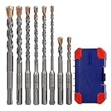 WORKPRO 8-Piece SDS-plus Drill Bit Set, Carbide