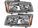 TYC Chevrolet Silverado Driver & Passenger Side Replacement HeadLights
