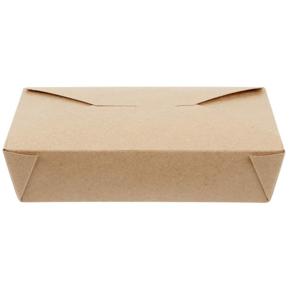 Buy 50 pack Eco Friendly Disposable Paper Take Out Food Container Sturdy Leak & Grease Proof