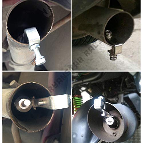 Weite 2-Pack Universal Car Tailpipe Turbo Sound Whistle | Exhaust Muffler Pipe Whistle Blow Off Valve BOV Simulator | Automotive Replacement Exhaust Mufflers Sound Maker Tip (S)