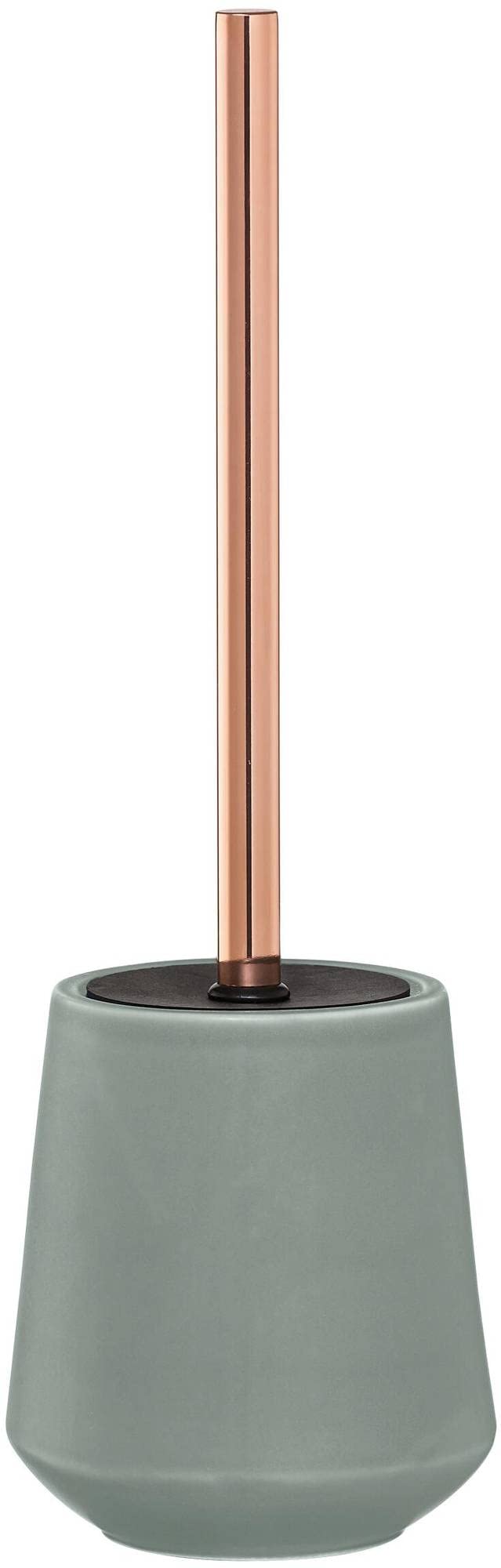 Sealskin Conical Toilet Brush, Porcelain, Green, 12.3 x 39 x 12.3 cm