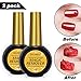 2 Pcs Magic Nail Polish Remover, Professional Removes Soak-Off Gel Nail Polish In 3-5 Minutes (2 Pcs Nail Polish Remover)