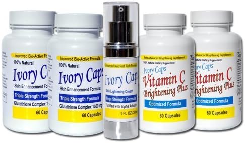 Ivory Caps Complete Skin Lightening Systems (System 2) by Ivory Caps Nutrition