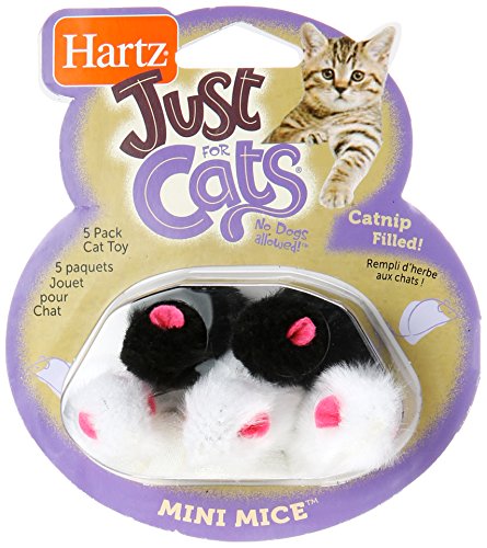 Hartz Just for Cats Mini Mice Cat Toy (5 Pack)
