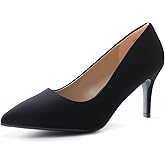 DREAM PAIRS Women's High Stiletto Heels Closed Pointed Toe Dress Pumps Shoes for Wedding Work Office Business, 3 Inches