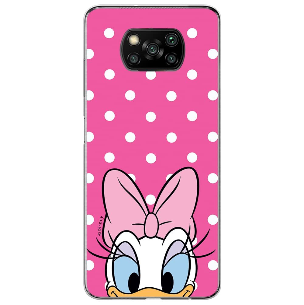 ERT GROUP mobile phone case for Xiaomi POCOPHONE X3 original and officially Licensed Disney pattern Daisy 001 optimally adapted to the shape of the mobile phone, case made of TPU