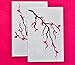Cherry Blossom Temporary Tattoo - Washable Tattoo - Breast Cancer Support Accessory - Tattoo Gift - Set of 2 Temporary Tattoos, 5.75