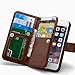 For iPhone 6 6s Case, Roybens 9 Card Slot PU Leather Wallet Case 2 in 1 Magnetic Detachable Back Cover Flip Case with Wrist Strap For Apple iPhone 6 6s (4.7) Brown