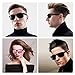Polarized Sunglasses for Men Women Driving Fishing Unisex Vintage Rectangular Sun Glasses