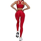 Bona Fide Butt Lifting Leggings for Women - Scrunch Butt Leggings High Waisted Tummy Control - Gym Workout Yoga Pants