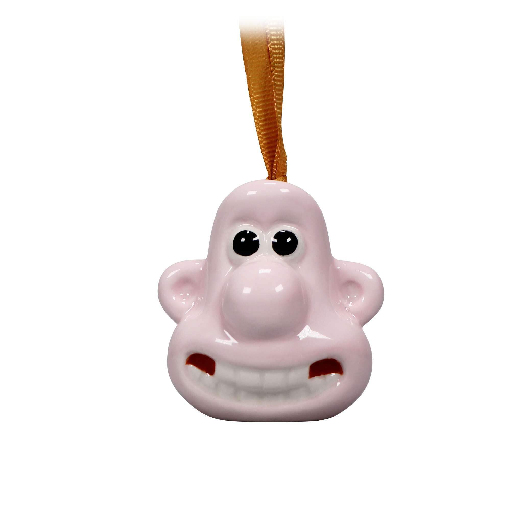 Aardman - Collectable - Hanging Decorations - Wallace & Gromit Wallace Shaped Decoration