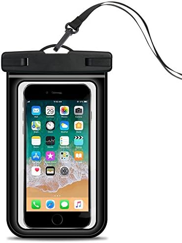 BuySevenSide Waterproof Case,100% Waterproof Phone Pouch Dry Bag for iPhone X/8/7/7 Plus/6S/6, Samsung Galaxy S9/S9 Plus/S8/S8 Plus/Note 8 6 5, Google Pixel 2 HTC LG Sony up to 6.0" (black)
