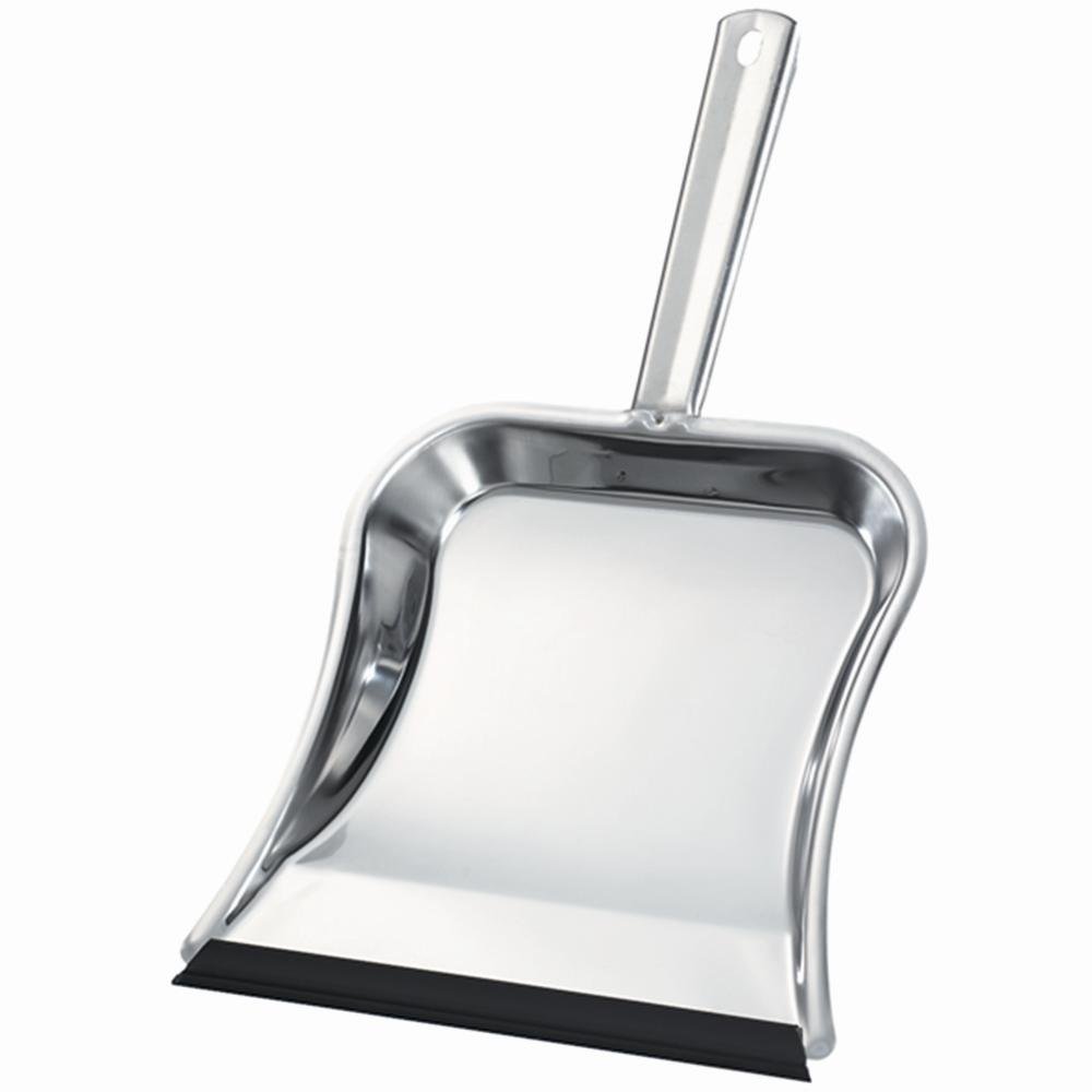 Turk Dustpan with Lip, Stainless-Steel/Silver, 23 x 22 x 30 cm