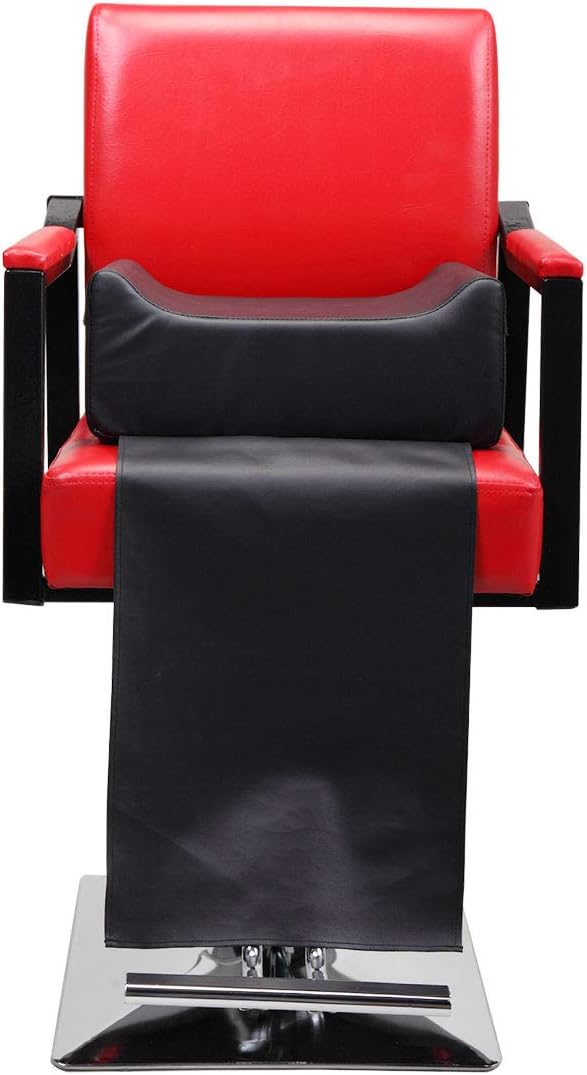JAXPETY Barber Shop Child Booster Seat, Beauty Salon Spa Massage Equipment for Styling Chair, U-Shaped Leather Seat Cushion, Black: Kitchen & Dining