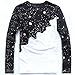 Jamickiki Men's Milk Printed Long Sleeve T-shirt
