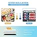 CARBATO Adult Insulated Lunch Box Reusable Lunch Bag Cooler Tote Bag for Men, Adults, Women - Black