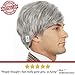 Old Man Costume - Silver Gray Wig for Kids and Adults