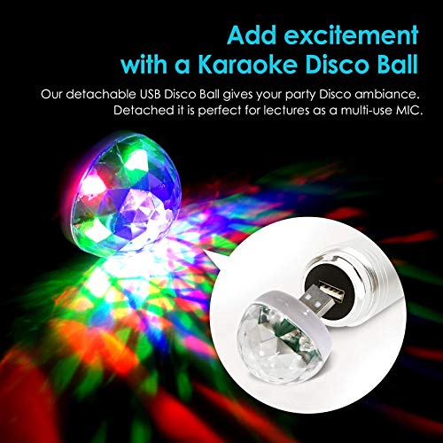 M100 Bluetooth Karaoke Microphone, Carpool Karaoke Microphone, Bluetooth Microphone Wireless