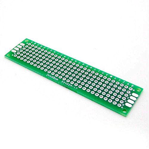 10 Pcs PCB Board Universal Double Sided Prototyping Breadboard Panel Circuit Board for DIY Soldering,2X8CM by OBANGONG - Thumbnail 2